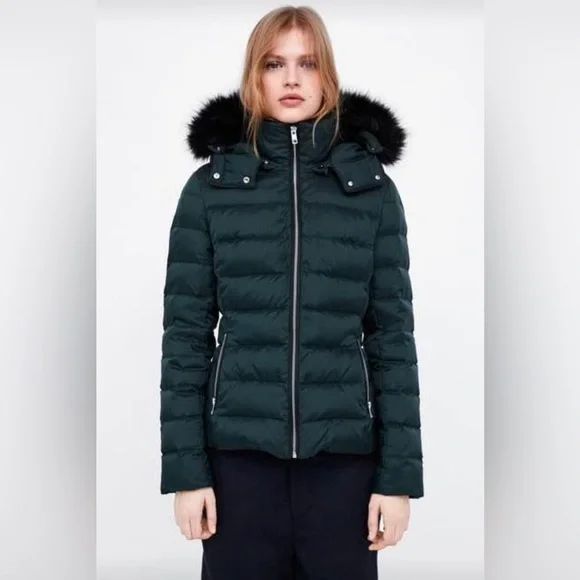 Zara | Jackets & Coats | Zara Down Filled Puffer Jacket With